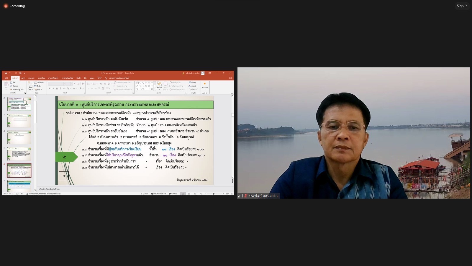 title - ผู้ตรวจราชการกรม ร่วมประชุมผู้ตรวจราชการกระทรวงเกษตรและสหกรณ์ เขต 9 จังหวัดสระแก้ว
